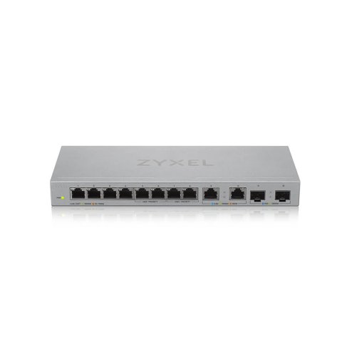 Switch Gestionable Zyxel Xgs1010-12 8xgb 2x2.5gb 2xsfp+ 10g Administrado Por Web