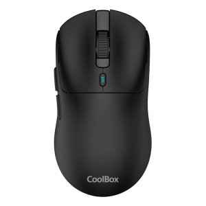 Mouse Coolbox Wireless W03-b 2.4ghz 10000dpi 7 Botones Bateria 300mah Negro