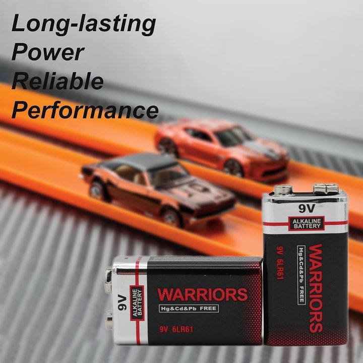 Pilas 6lr61 Warriors Alcalina Pack De 8 Pilas
