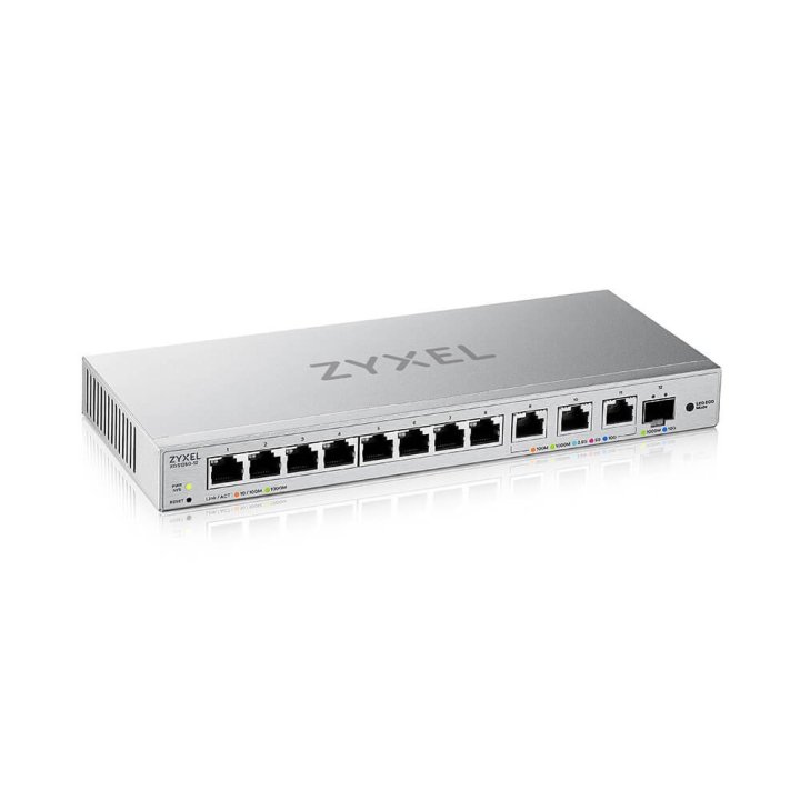 Switch Gestionable Zyxel Xgs1250-12 8xgb 3x10g 1xsfp+ 10g Administrado Por Web
