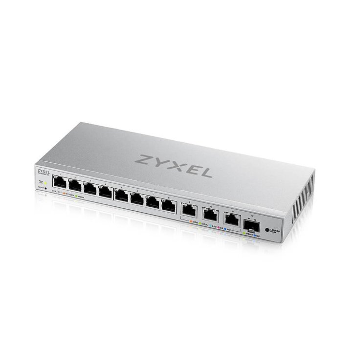 Switch Gestionable Zyxel Xgs1250-12 8xgb 3x10g 1xsfp+ 10g Administrado Por Web