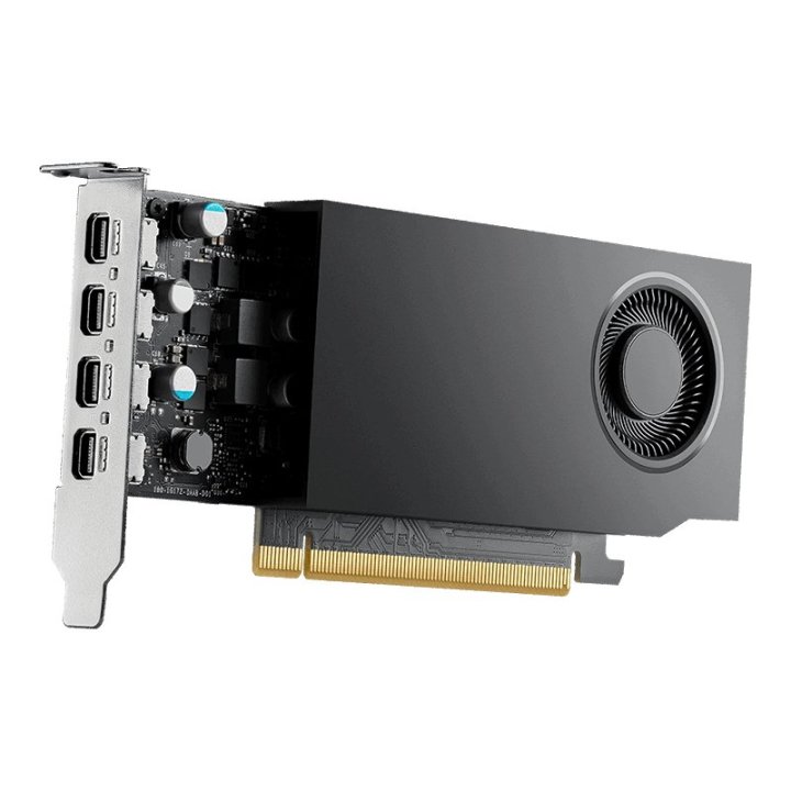 Vga Pny Geforce Rtx A1000 8gb Gddr6 128 Bit Cuda 2304 4xminidp Tdp 50w Low Profile 