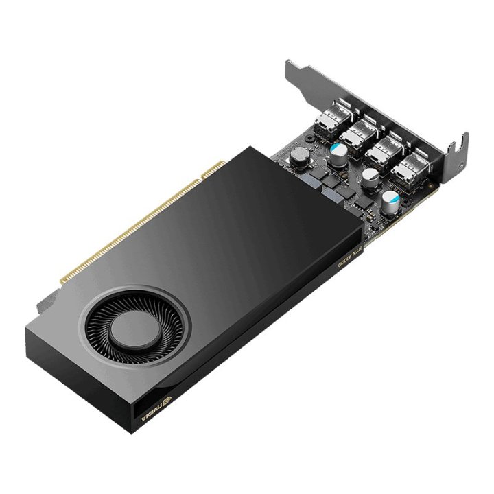 Vga Pny Geforce Rtx A1000 8gb Gddr6 128 Bit Cuda 2304 4xminidp Tdp 50w Low Profile 