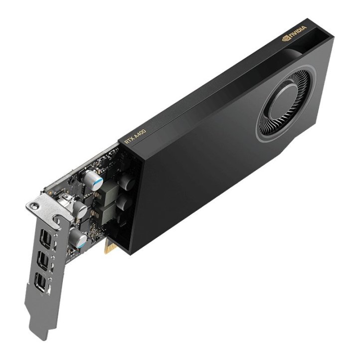 Vga Pny Geforce Rtx A400 4gb Gddr6 64 Bit Cuda 768 4xminidp Tdp 50w Low Profile Oem