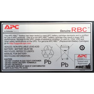 Batería De Repuesto Apc Para Back Ups Bk350ei Y Bk500ei 2