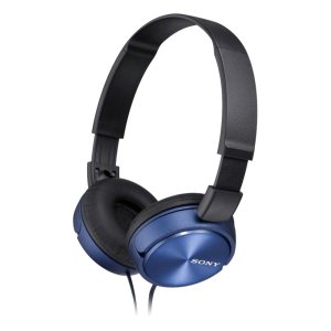 Headset Sony Mdr-zx310ap Compactos Microfono Integrado Cable 1.2m Azul Jack 3.5 Control Remoto