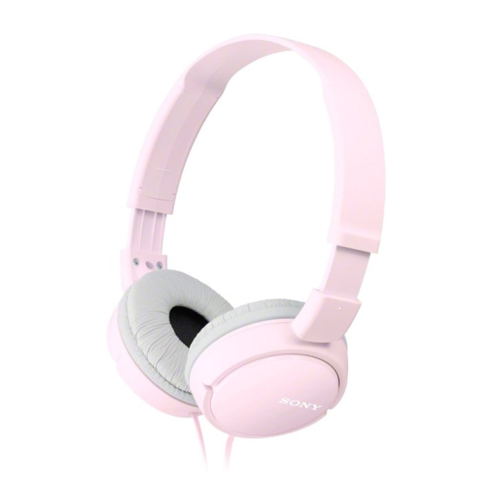 Headset Sony Mdr-zx110ap Diadema Plegable Color Rosa Conector Jack 3.5mm Sensibilidad 98db