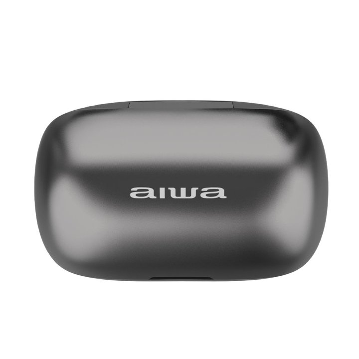 (km0) Auricular Bluetooth Intrauditivo Aiwa Ebtw-850 Black Gravity Bt 5.0 Tws Apt-x Driver 9mm Ipx5 Premium Metal Cash30