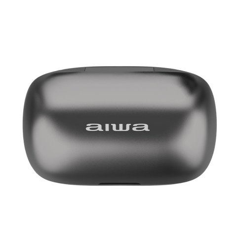 (km0) Auricular Bluetooth Intrauditivo Aiwa Ebtw-850 Black Gravity Bt 5.0 Tws Apt-x Driver 9mm Ipx5 Premium Metal Cash30