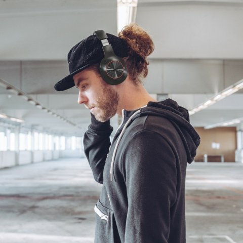 Headset Bluetooth Hama Spirit Calypso 2 Refuerzo De Graves 60h Microfono Negro