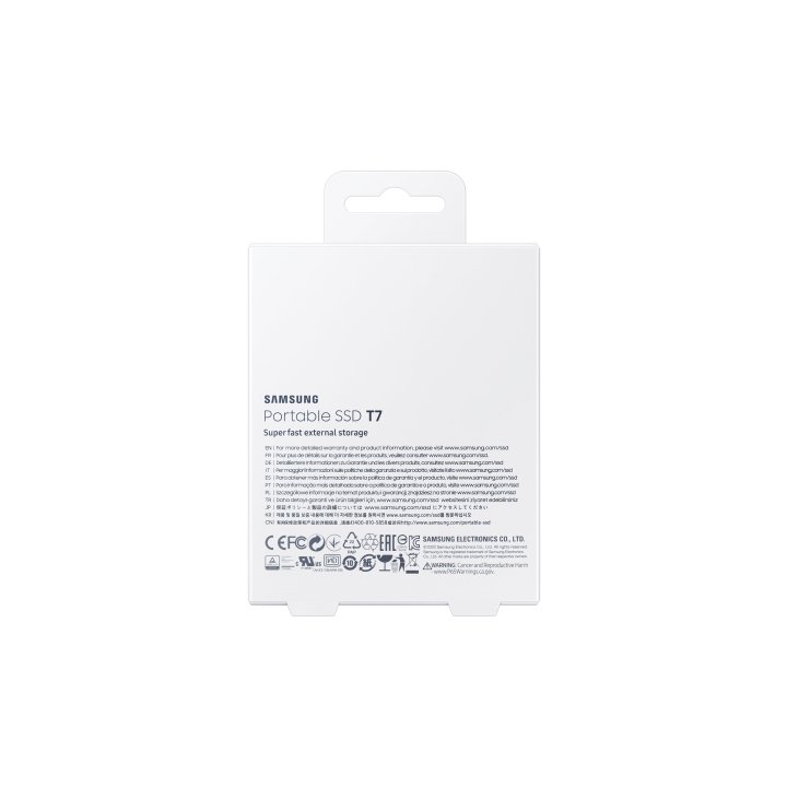 Disco M.2 Externo T7 Pcie Nvme Usb 3.2 Samsung Mu-pc1t0h ww 1tb Blue