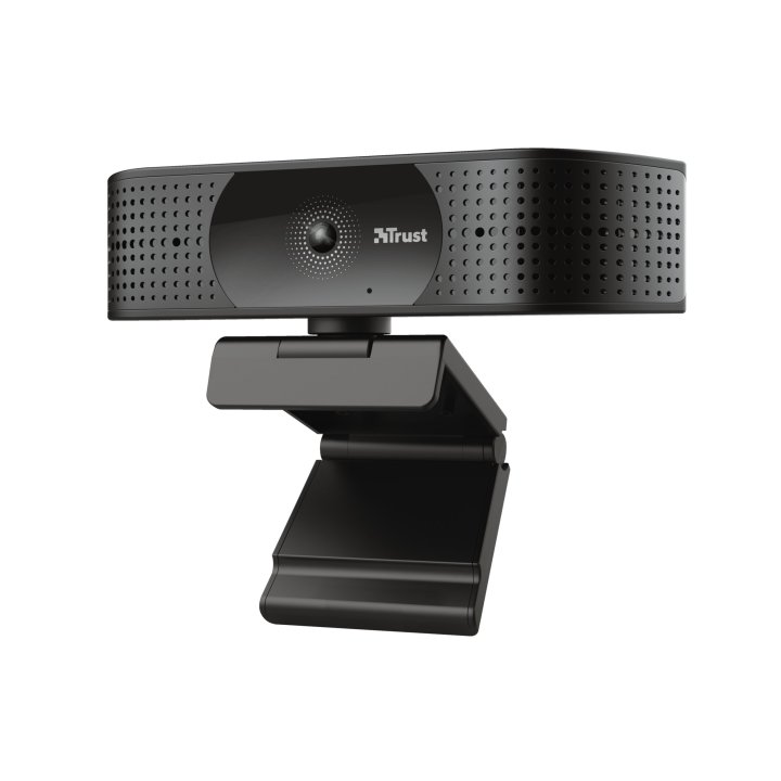 Webcam Para Streaming Trust 4k Tw-350 Ultra Hd Campo Vision 74º 2 Microfonos Int. Filtro Prvacidad 24422*