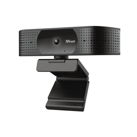 Webcam Para Streaming Trust 4k Tw-350 Ultra Hd Campo Vision 74º 2 Microfonos Int. Filtro Prvacidad 24422*