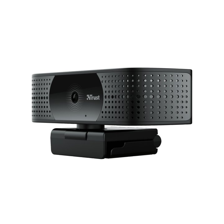 Webcam Para Streaming Trust 4k Tw-350 Ultra Hd Campo Vision 74º 2 Microfonos Int. Filtro Prvacidad 24422*