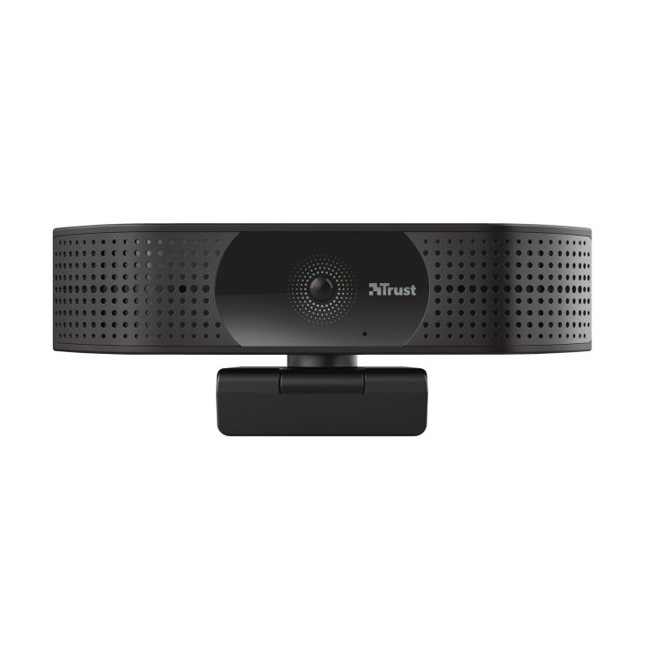 Webcam Para Streaming Trust 4k Tw-350 Ultra Hd Campo Vision 74º 2 Microfonos Int. Filtro Prvacidad 24422*