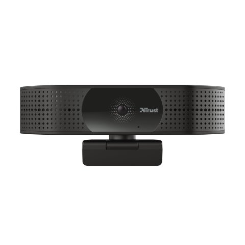 Webcam Para Streaming Trust 4k Tw-350 Ultra Hd Campo Vision 74º 2 Microfonos Int. Filtro Prvacidad 24422*