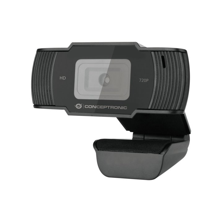 Webcam Hd Conceptronic Amdis 1080p Interpolado Usb 3.6mm 30fps Angulo Vision 68º Microfono Integrado