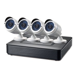 Kit Videovigilancia 1080p Level One Dsk-8001 8 Canales 4 Camaras Int ext + Grabador Cables Iluminacion Led (sin Hd)