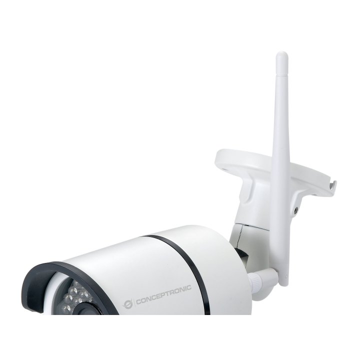 Camara Ip Conceptronic Jareth02w 720p Instalacion Por Codigo Qr Led Exterior   Interior Wifi Cloud