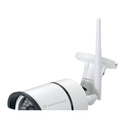 Camara Ip Conceptronic Jareth02w 720p Instalacion Por Codigo Qr Led Exterior   Interior Wifi Cloud