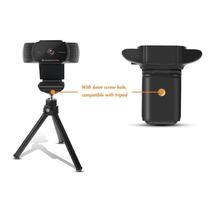 Webcam 2k Conceptronic Amdis 5mp Usb 3.6mm 30...