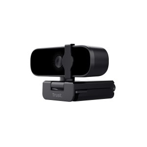 Webcam Con Microfono Trust Tanor Full Hd 1080p Negra  Para Videolla Nitidas Con 85% Mat. Recicl25548 2