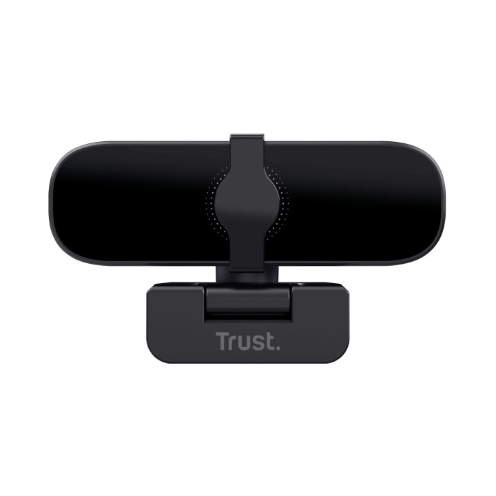 Webcam Con Microfono Trust Tanor Full Hd 1080p Negra  Para Videolla Nitidas Con 85% Mat. Recicl25548