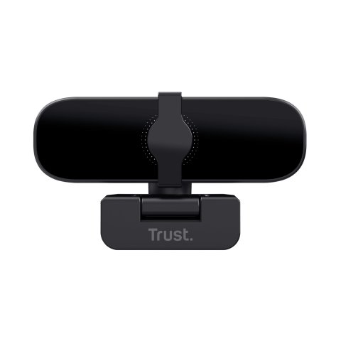 Webcam Con Microfono Trust Tanor Full Hd 1080p Negra  Para Videolla Nitidas Con 85% Mat. Recicl25548