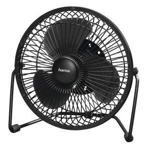 Ventilador De Sobremesa Hama Usb 15cm Metalico Color Negro