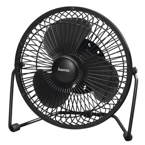 Ventilador De Sobremesa Hama Usb 15cm Metalico Color Negro