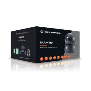 Camara Ip Wifi Conceptronic 720p Daray02b Rotación E Inclinacion Remota Iluminacion Led - Interiores 2