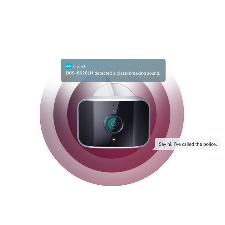 Camara Ip Outdoor D-link Dcs-8620lh 2k Qhd 2k Vision Nocturna 7m Y Audio Bidireccional Ip65