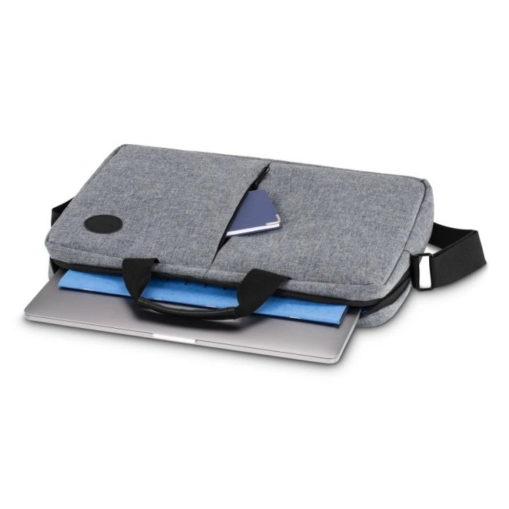Maletin Hama Genua 15.6 Organizador En El Interior Color Gris
