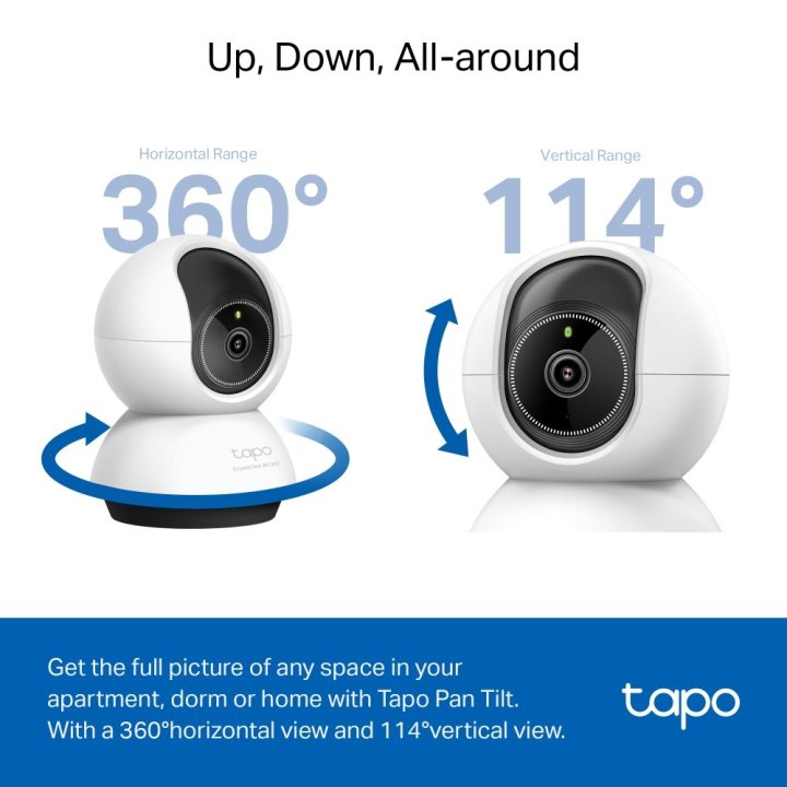 Camara Ip Wifi Tp-link Tapo Tc72 Con Ia Pan...