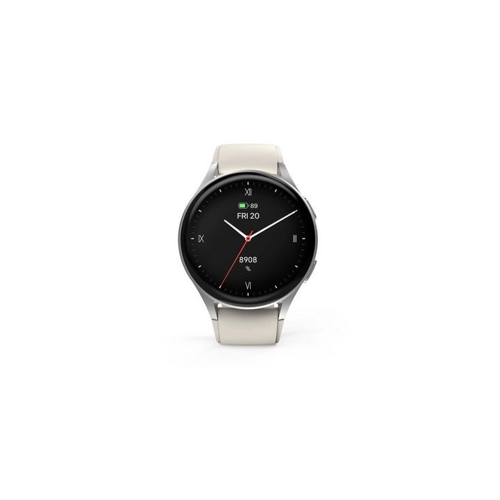Smartwatch Hama 8900 Amoled 1.32" Ip68 Alexa Manos Libres Gps Altimetro Diferentes Sensores Plata