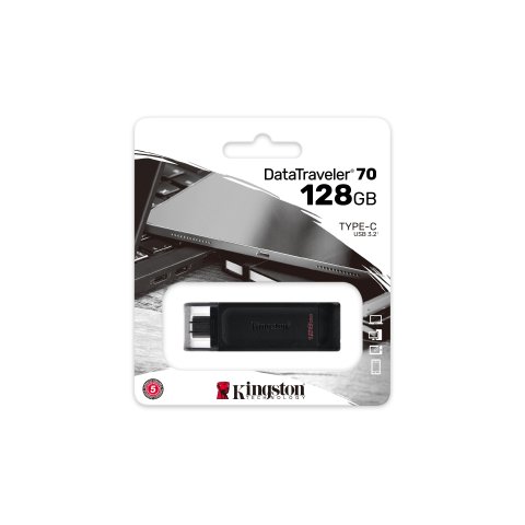 Memoria Usb-c 128gb Kingston Dt70 128gb Usb-c 3.2