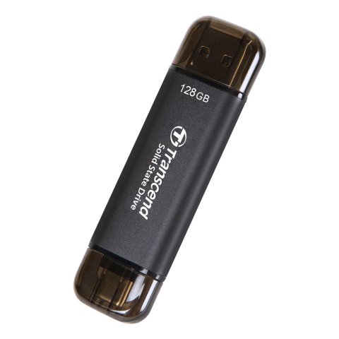 Memoria Usb-c usb-a 128gb Transcend Ssd Usb 10gbps (escritura 950mb s)  Ts128gesd310c
