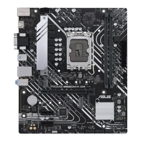 Pb Asus Prime B660m-k D4 Skt 1700 Intel Gen 12º 13º M-atx 2xddr4 3200mhz 3pcie M.2-4.0x4 Raid 1glan Usb3.2