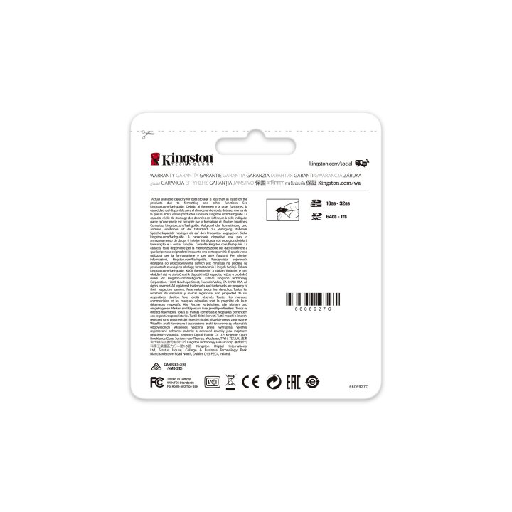 Memoria Sd Micro-sdxc 128gb Clase 10 Kingston + Adaptador Canvas-go Plus Sdcg3 128gb
