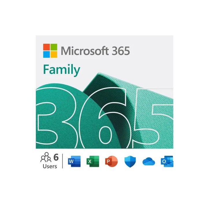 Microsoft 365 Family  Español 6 Usuarios En El Mismo Hogar Subscripcion 1 Año Box