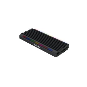 Caja Externa M.2 Usb-c Tooq Tqe-2222b Para M.2 Ngff nvme Usb 3.1 Gen2 Usb-c Negro