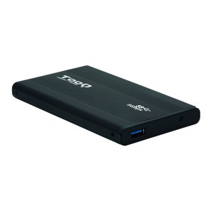 Caja Externa 2.5" Usb 3.0 Tooq Tqe-2524b Para Hd De Hasta 9,5 Sata Usb 3.0 3.1 Gen1 Negra