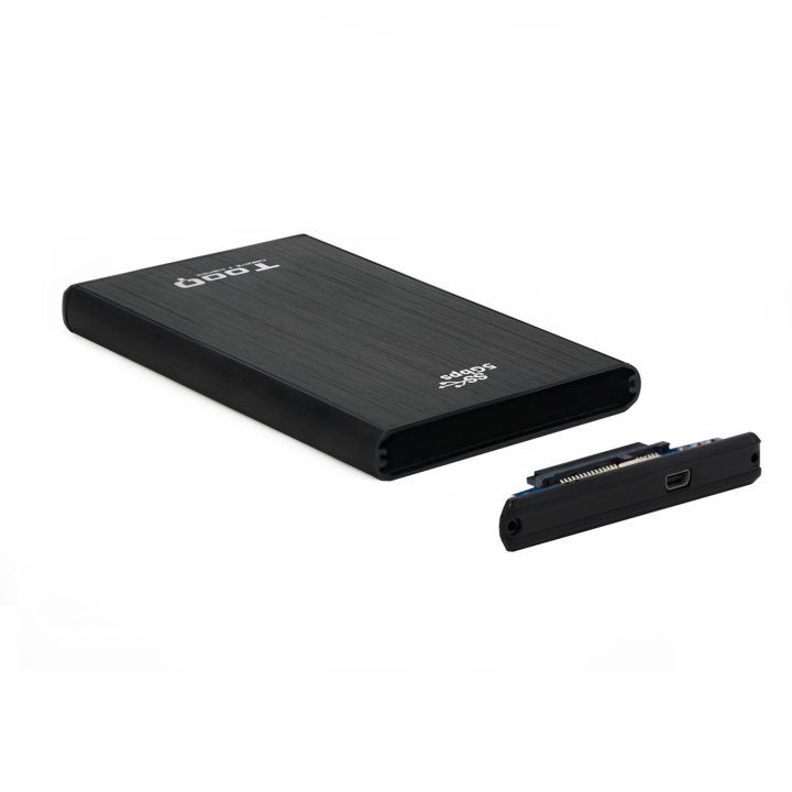 Caja Externa 2.5" Usb 3.0 Tooq Tqe-2522b Para 2,5" 9,5 Sata Usb 3.0 Negra