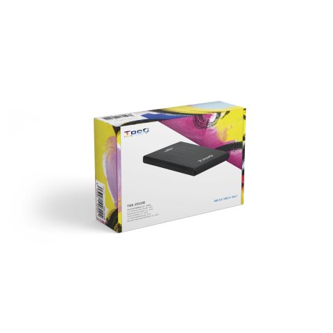 Caja Externa 2.5" Usb 3.0 Tooq Tqe-2522b Para 2,5" 9,5 Sata Usb 3.0 Negra