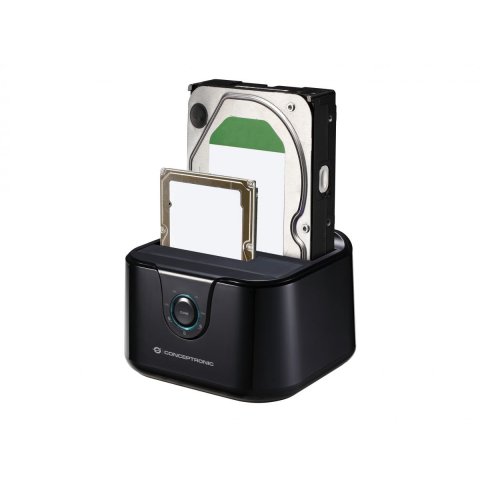 Docking Station Conceptronic Donn12b Dual 2,5" 3,5" Sata Usb-c 3.2 Clonacion