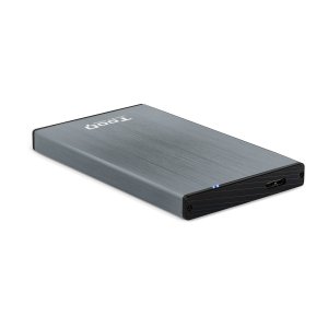 Caja Externa 2.5" Usb 3.0 Tooq Tqe-2527g Para Hd Hasta 9,5mm Sata Usb 3.0 3.1 Gen1 Gris 2