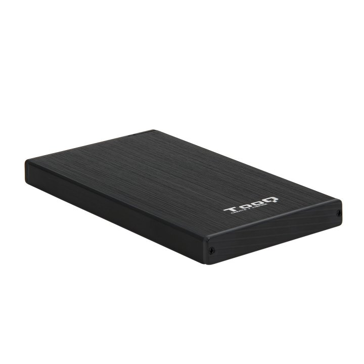 Caja Externa 2.5" Usb 3.0 Tooq Tqe-2527b Para Hd Hasta 9,5 Sata Usb 3.0 3.1 Gen1 Negra