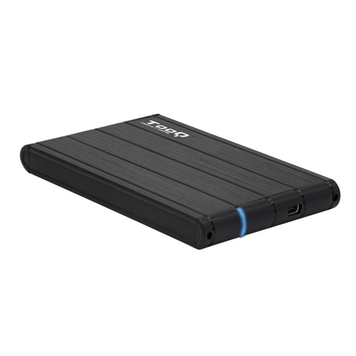 Caja Externa 2.5" Usb 3.0 Tooq Tqe-2530b Para Hd Hasta 9,5 Sata Usb 3.0 Negra