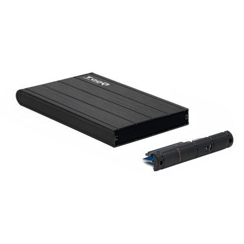 Caja Externa 2.5" Usb 3.0 Tooq Tqe-2530b Para Hd Hasta 9,5 Sata Usb 3.0 Negra