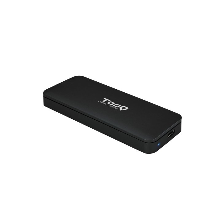 Caja Externa M.2 Usb-c Tooq Tqe-2280b Para M.2 Nvme Pcie Usb 3.1 Gen2 Negra